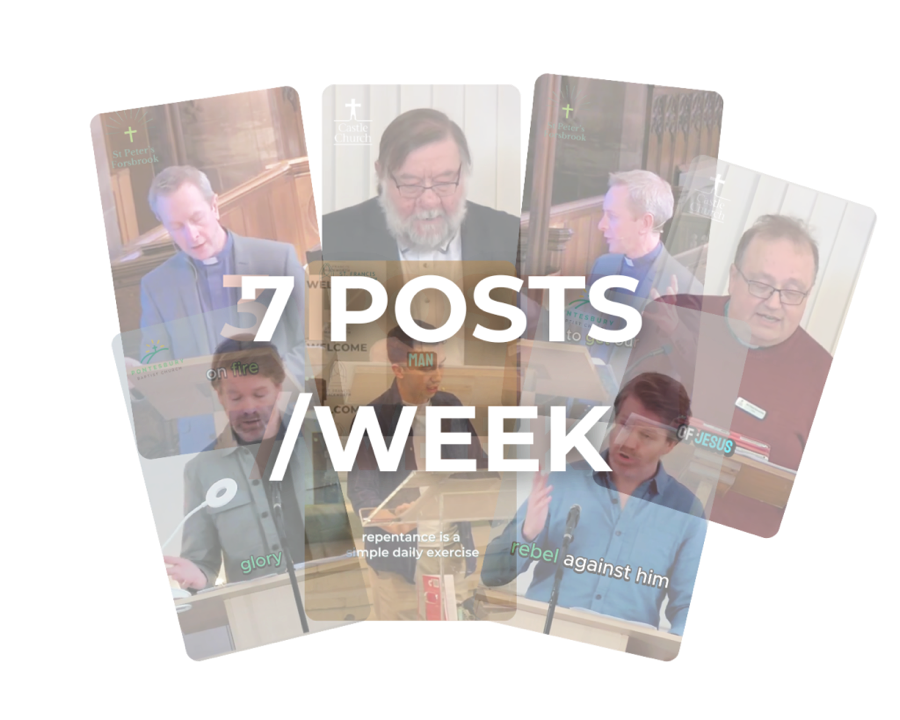 7 posts per week