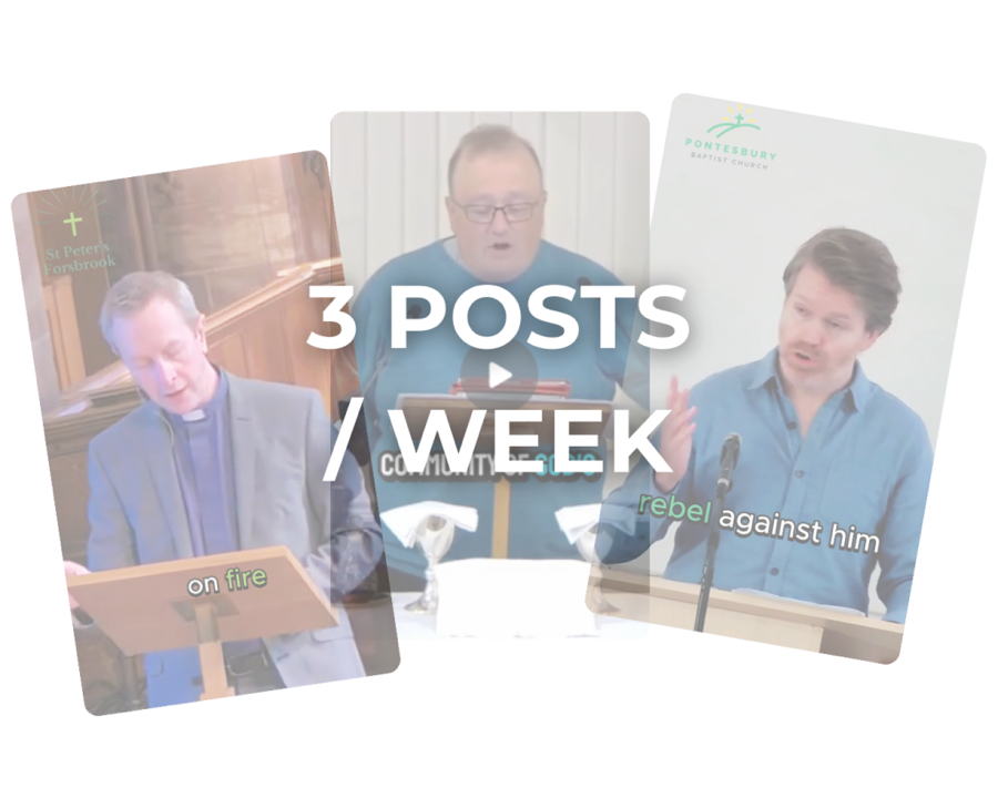 3 posts per week